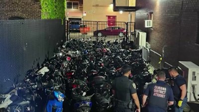 El NYPD confisca 95 motocicletas ilegales en Queens