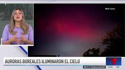 Auroras boreales iluminaron el cielo de EEUU y norte de México
