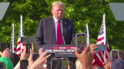 Donald Trump realiza acto de campaña en El Bronx
