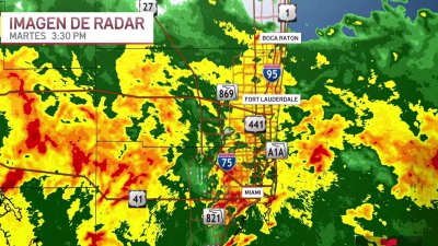Aviso de inundaciones repentinas para Miami-Dade y Broward