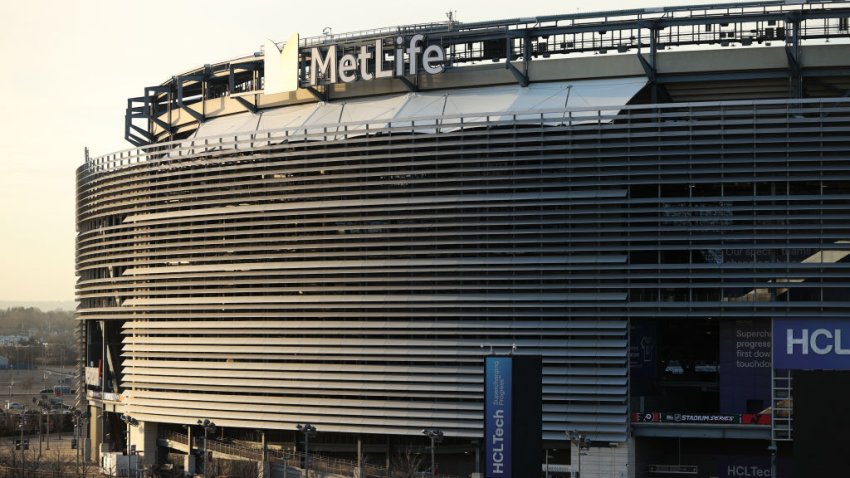 NEW JERSEY, US – FEBRUARY 9: A view of the MetLife Stadium where the 2026 World Cup final will be played as per FIFA’s announcement, at in East Rutherford, New Jersey, United States on February 09, 2024. (Photo by Lokman Vural Elibol/Anadolu via Getty Images)