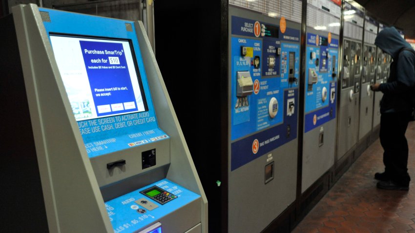 WASHINGTON, DC – NOVEMBER 6: The new Smartrip machine located inside the McPherson Square metro stop is now accessible to handicap and disabled people.
(Photo by Marlon Correa/The Washington Post via Getty Images)