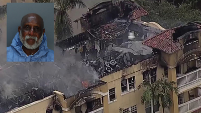 Niegan fianza a sospechoso de tiroteo e incendio en edificio de Miami
