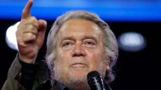 Steve Bannon, el exasesor del entonces presidente Donald Trump.