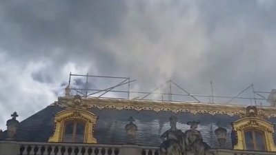 Columna de humo acciona alertas en el Palacio de Versalles