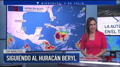 Mexico en alerta por Beryl: impactará la Península de Yucatán en próximas horas