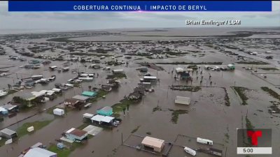 Desde el aire: las impresionantes inundaciones de Beryl sobre Houston