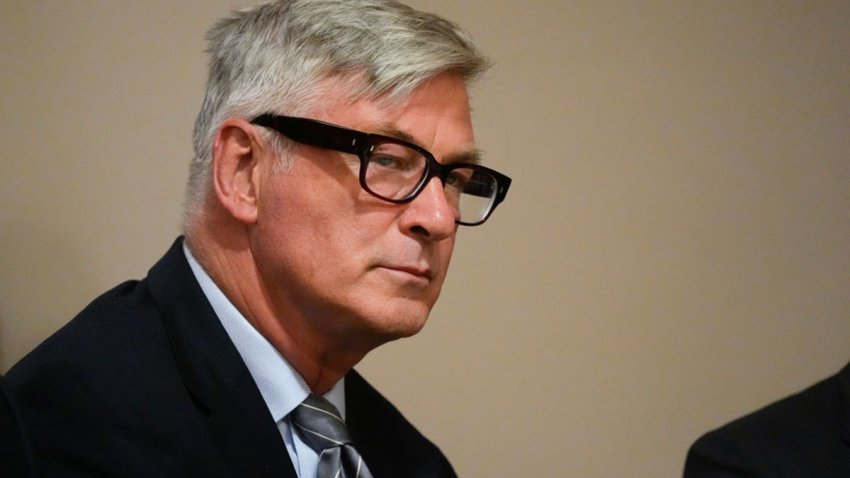 SANTA FE, NEW MEXICO – JULY 8: Alec Baldwin listens to testimony during a pretrial hearing at the First Judicial District Courthouse on July 8, 2024 in Santa Fe, New Mexico. Baldwin is facing a single charge of involuntary manslaughter in the death of cinematographer Halyna Hutchins on the set of the film “Rust”. (Photo by Ross D. Franklin – Pool/Getty Images)