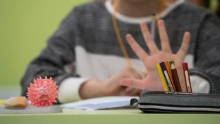 Children Study At The First Underground School In Kharkiv