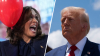 “Camarada Kamala”: Trump arremete contra Harris, mientras ella hace historia