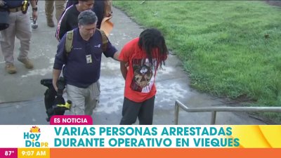 Tres mujeres y dos hombres arrestados durante operativo en Vieques