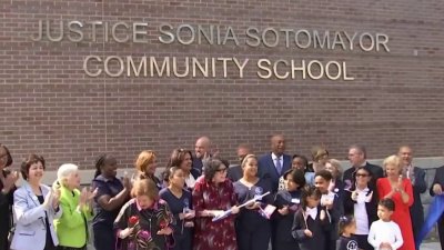 Juez Sotomayor inaugura escuela que honra su legado en Yonkers