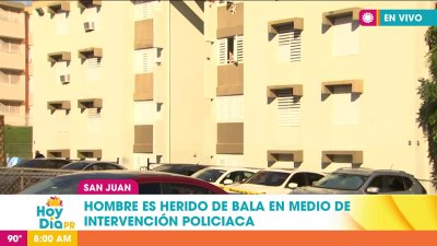 Allanamiento en San Juan termina con hombre herido de bala y dos arrestados