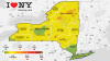 Este mapa muestra los mejores lugares para ver el follaje otoñal en Nueva York