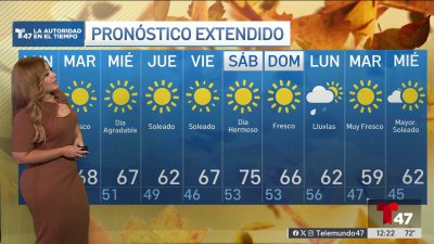 El pronóstico del tiempo para el 7 de octubre de 2024