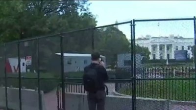 Comienzan los preparativos frente a la Casa Blanca para el Día de la Inauguración