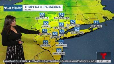 El tiempo en  NY para el 25 de octubre