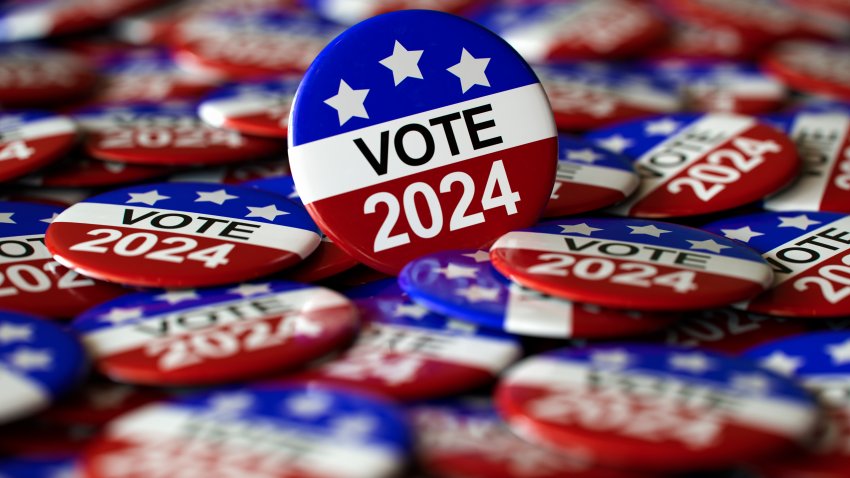 2024 President Election get out and vote pins.