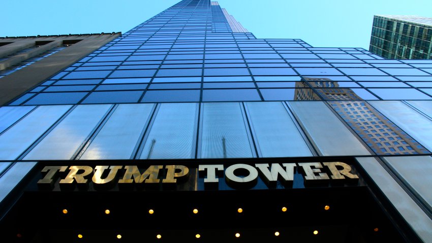 NEW YORK, NY – SEPTEMBER 23, 2017:  The public entrance to Trump Tower is on Fifth Avenue in New York, New York. (Photo by Robert Alexander/Getty Images)