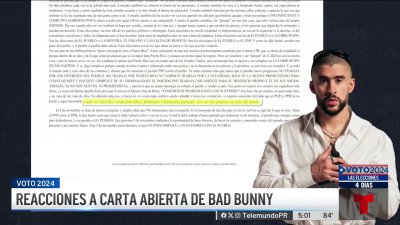 La carta de Bad Bunny a los estadistas