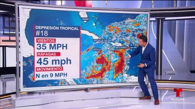 Pronóstico: la depresión tropical 18 amenaza con azotar Cuba