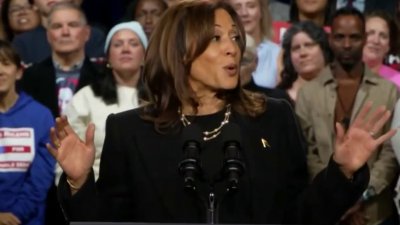 Kamala Harris cierra su campaña en Filadelfia