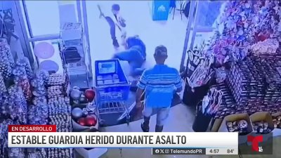 Impactante video: le disparan a guardia de seguridad en tienda de Hatillo