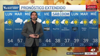 Pronóstico del tiempo 11/25