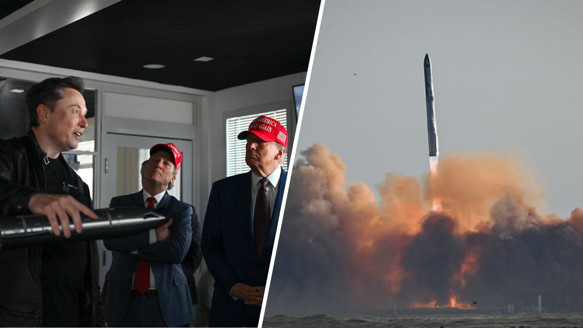 Trump acompaña a Elon Musk al lanzamiento de la nave Starship ...