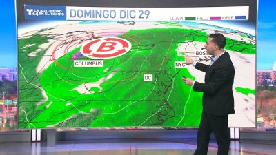 Lluvia y menos frío durante el último fin de semana de diciembre en el DMV