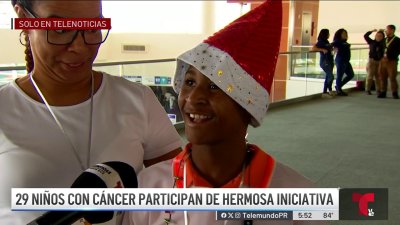 Niñitos pacientes de cáncer abordan “Vuelo de ensueño”