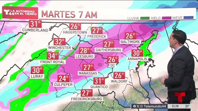 Anticipan posible lluvia helada temprano el Día de Nochebuena