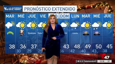 Pronóstico del tiempo para Nochebuena