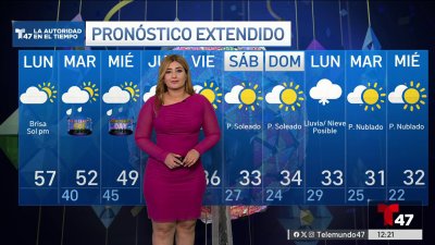 El pronóstico del tiempo para el 30 de diciembre de 2024