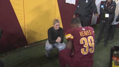 Commanders' Jeremy Reaves proposed to his girlfriend after clinching playoff spot