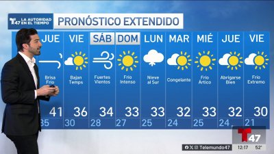 El pronóstico del tiempo para el 1 de enero de 2025