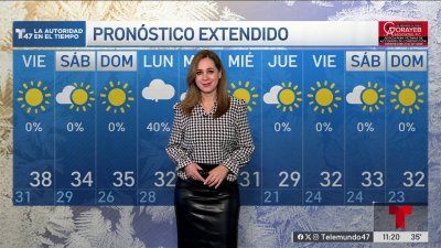 Pronóstico del tiempo para el 2 de enero