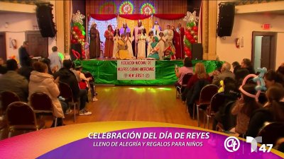 Celebración del Día de Reyes llena de alegría a niños de NJ