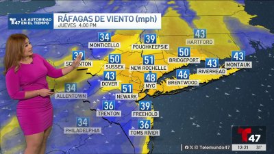 El pronóstico del tiempo paral 9 de enero de 2025