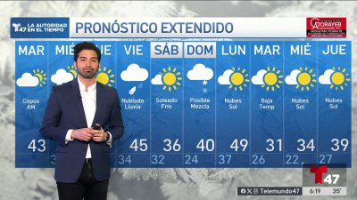 Pronóstico del tiempo para el 28 de enero