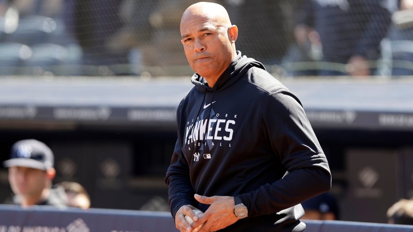 BRONX, NEW YORK – MARCH 30: Baseball Hall of Famer and former New York Yankee Mariano Rivera looks on before throwing the ceremonial first pitch before a game against the San Francisco Giants on Opening Day at Yankee Stadium on March 30, 2023 in Bronx, New York. The Yankees defeated the Giants 5-0.