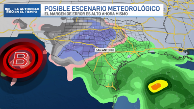 ¿Se acerca precipitación invernal para el centro de Texas?