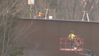 Un importante proyecto de construcción está entrando en sus últimas horas en el norte de Virginia, pero aún ralentiza a los conductores.