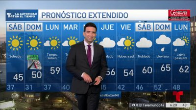 Pronóstico del tiempo para el 7 de marzo