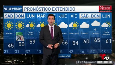 Pronóstico del tiempo para el 7 de marzo