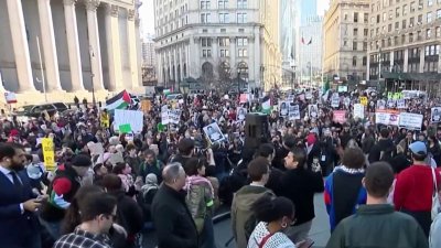 Protestas por arresto de ICE de activista pro-palestina en Manhattan