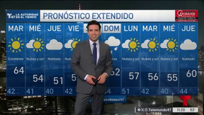 Pronóstico del tiempo del 10 de marzo