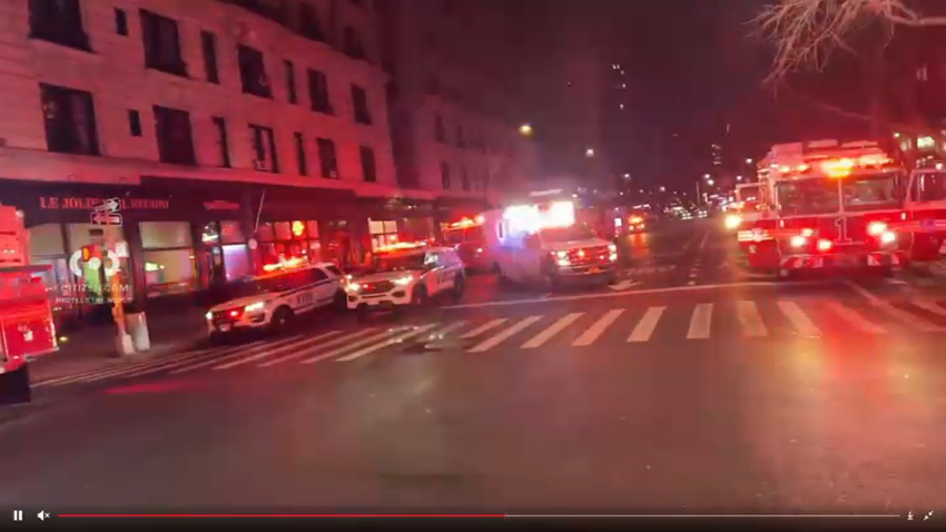 high rise fire