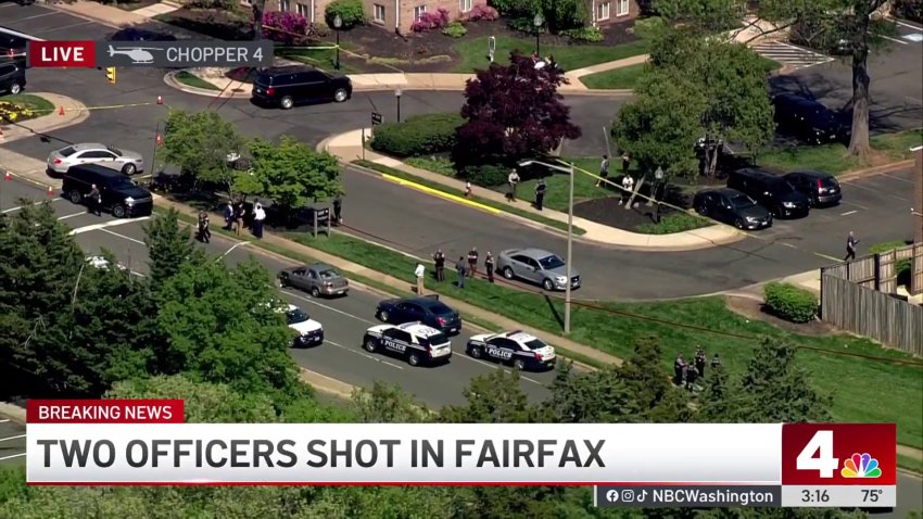 Dos policías baleados en Fairfax