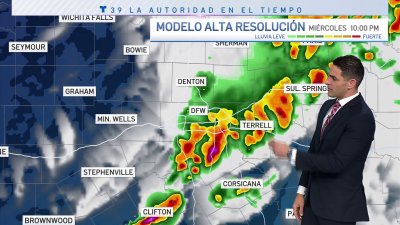 Riesgo de tormentas severas el miércoles